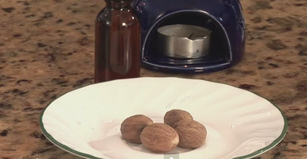 aromatherapy with nutmeg
